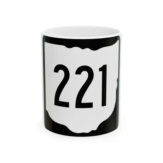 OH-221 1967 (Ohio) (Road Sign) White Coffee Mug 11oz - Go Mug Yourself