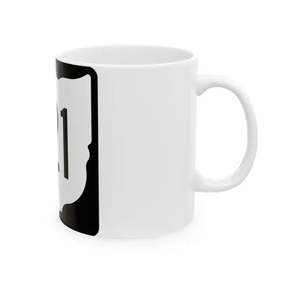 OH-221 1967 (Ohio) (Road Sign) White Coffee Mug - Go Mug Yourself
