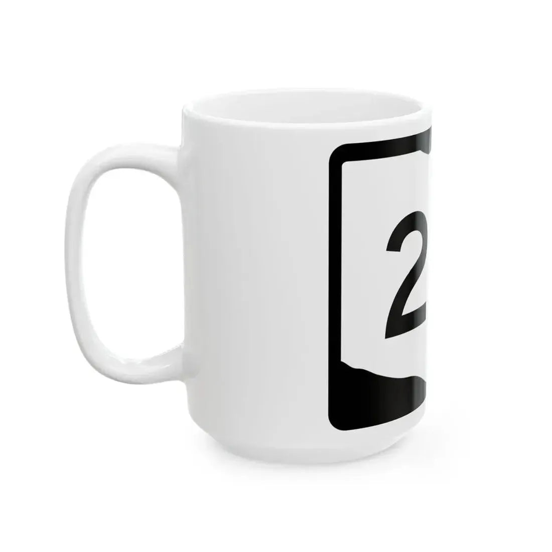 OH-221 (Ohio) (Road Sign) White Coffee Mug - Go Mug Yourself
