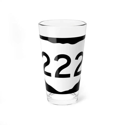 OH-222 (Ohio) (Road Sign) Pint Glass 16oz 16oz - Go Mug Yourself