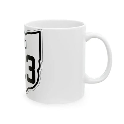 OH-223 1927 (Ohio) (Road Sign) White Coffee Mug - Go Mug Yourself