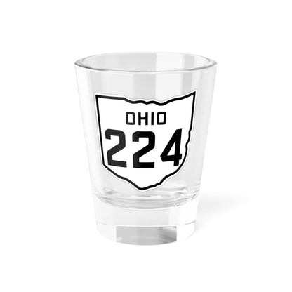 OH-224 1927 (Ohio) (Road Sign) Shot Glass 1.5oz 1.5oz - Go Mug Yourself