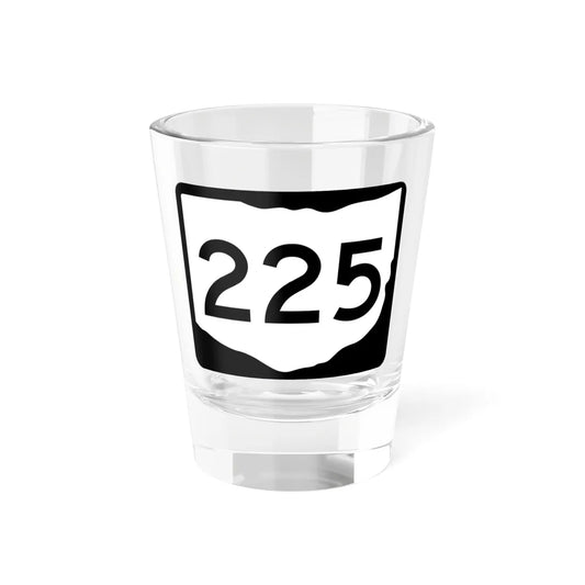OH-225 (Ohio) (Road Sign) Shot Glass 1.5oz 1.5oz - Go Mug Yourself