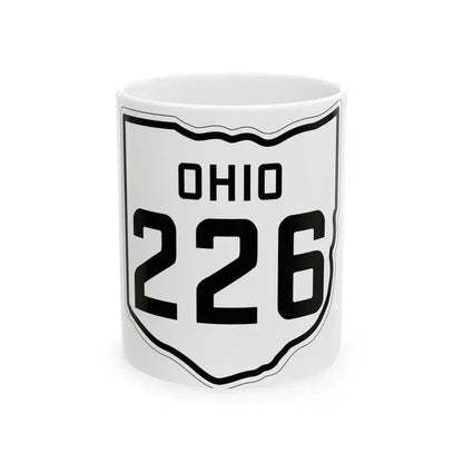 OH-226 1927 (Ohio) (Road Sign) White Coffee Mug 11oz - Go Mug Yourself