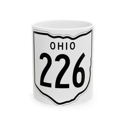 OH-226 1948 (Ohio) (Road Sign) White Coffee Mug 11oz - Go Mug Yourself