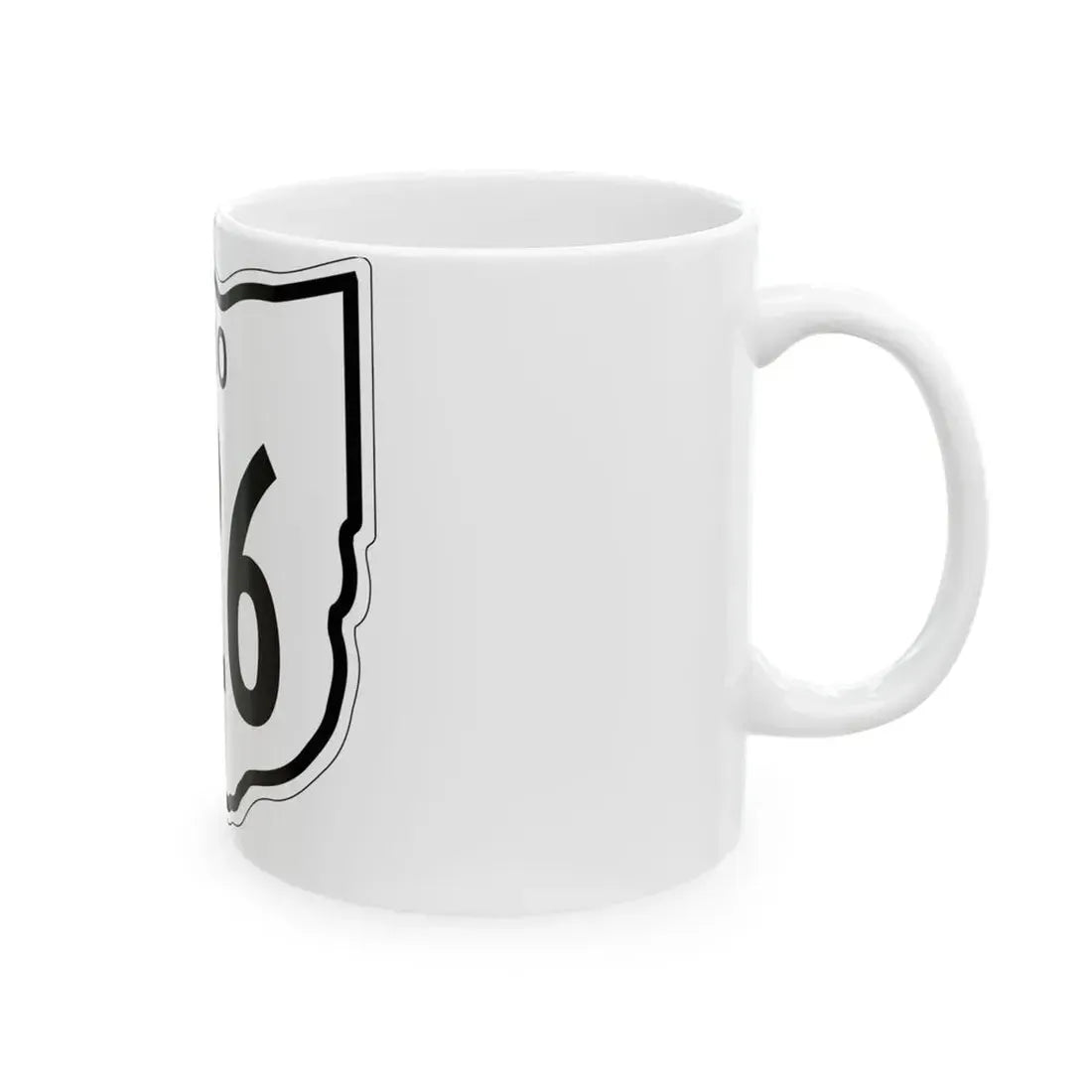 OH-226 1948 (Ohio) (Road Sign) White Coffee Mug - Go Mug Yourself