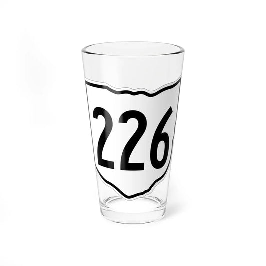 OH-226 1960 (Ohio) (Road Sign) Pint Glass 16oz 16oz - Go Mug Yourself