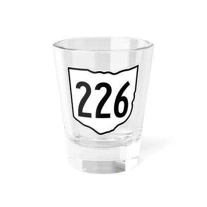 OH-226 1960 (Ohio) (Road Sign) Shot Glass 1.5oz 1.5oz - Go Mug Yourself
