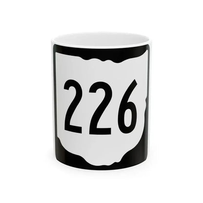 OH-226 1967 (Ohio) (Road Sign) White Coffee Mug 11oz - Go Mug Yourself