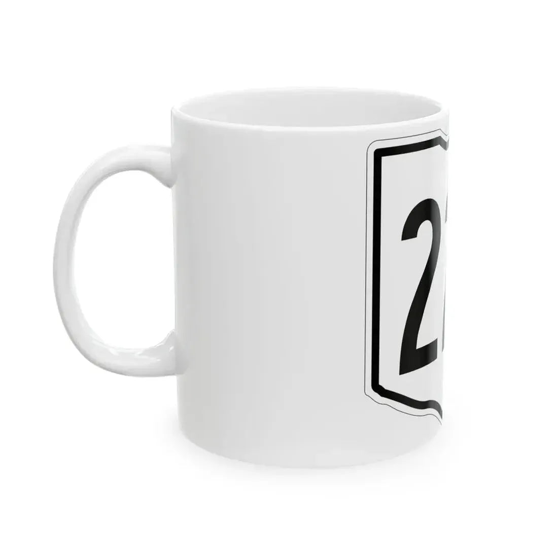 OH-227 1960 (Ohio) (Road Sign) White Coffee Mug - Go Mug Yourself