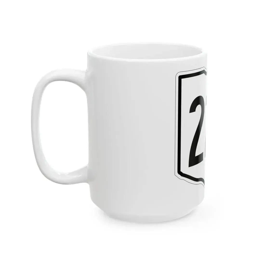 OH-227 1960 (Ohio) (Road Sign) White Coffee Mug - Go Mug Yourself