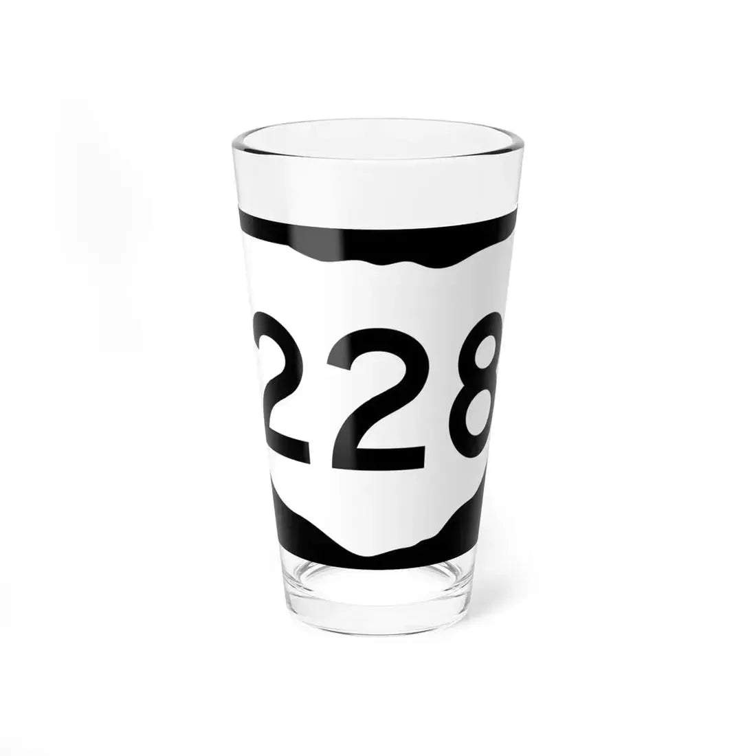 OH-228 (Ohio) (Road Sign) Pint Glass 16oz 16oz - Go Mug Yourself