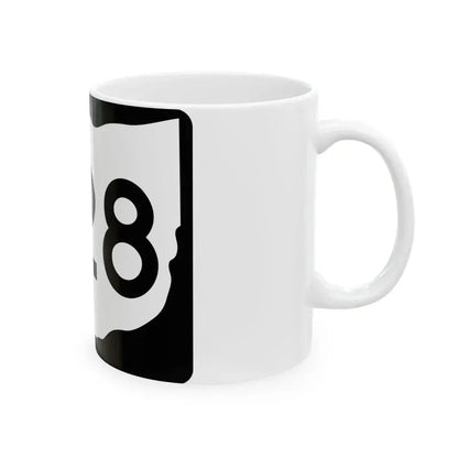 OH-228 (Ohio) (Road Sign) White Coffee Mug - Go Mug Yourself