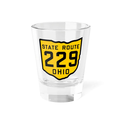 OH-229 1920 (Ohio) (Road Sign) Shot Glass 1.5oz 1.5oz - Go Mug Yourself