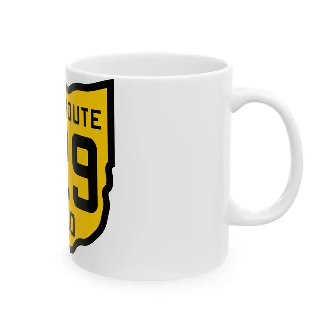 OH-229 1920 (Ohio) (Road Sign) White Coffee Mug - Go Mug Yourself