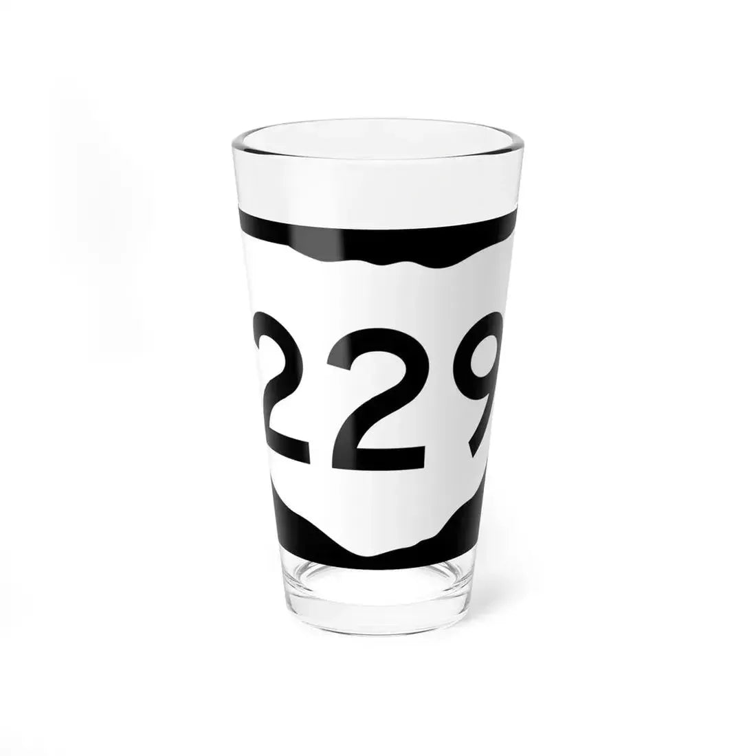 OH-229 (Ohio) (Road Sign) Pint Glass 16oz 16oz - Go Mug Yourself