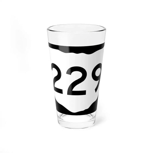 OH-229 (Ohio) (Road Sign) Pint Glass 16oz 16oz - Go Mug Yourself
