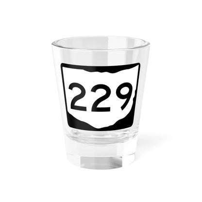 OH-229 (Ohio) (Road Sign) Shot Glass 1.5oz 1.5oz - Go Mug Yourself