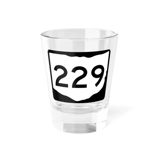 OH-229 (Ohio) (Road Sign) Shot Glass 1.5oz 1.5oz - Go Mug Yourself