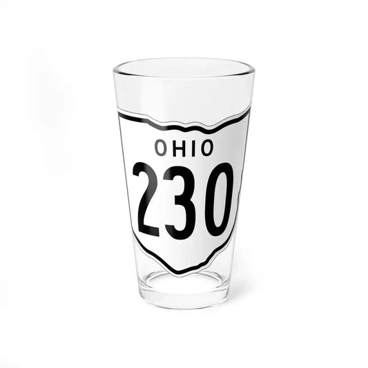 OH-230 1948 (Ohio) (Road Sign) Pint Glss 16oz 16oz - Go Mug Yourself