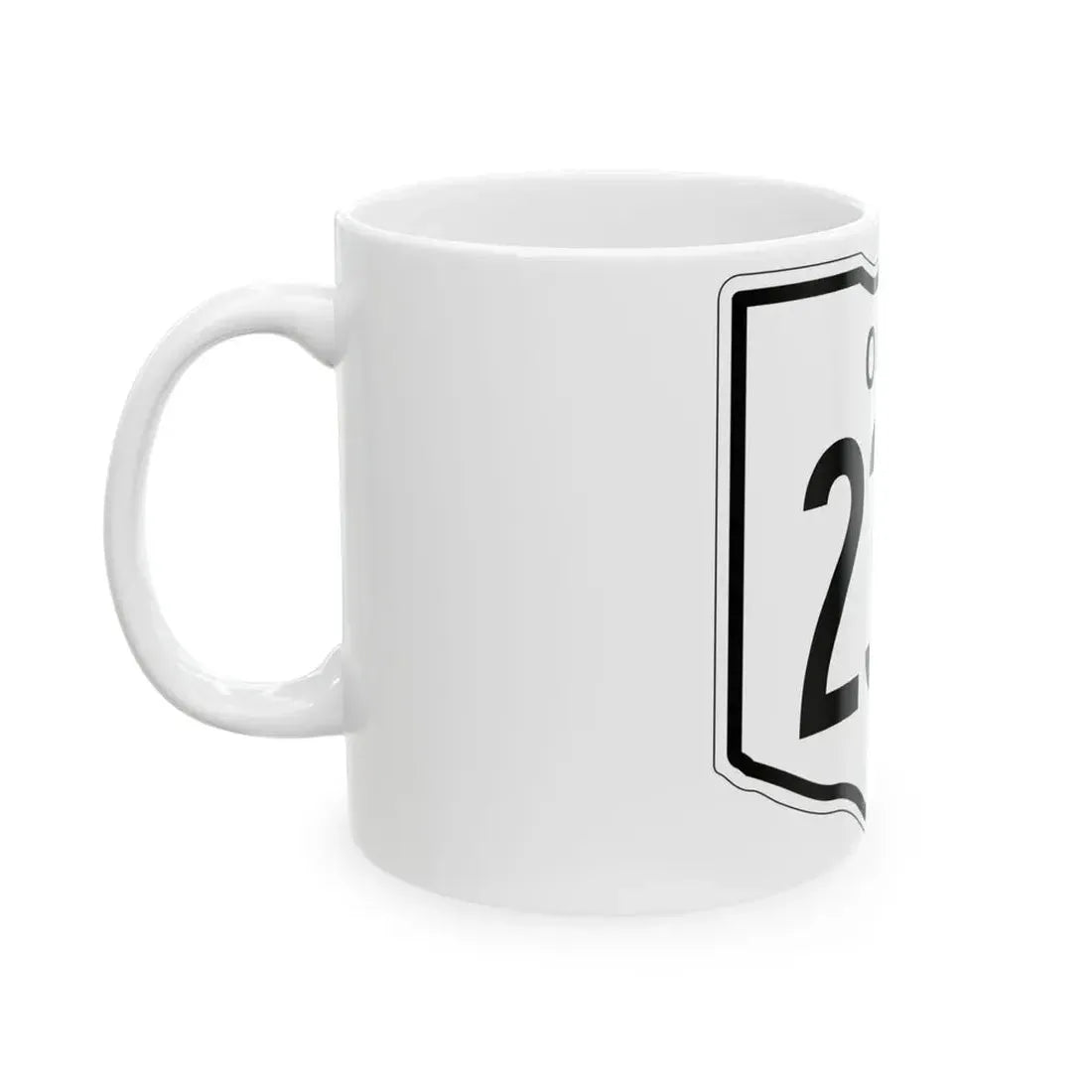 OH-230 1948 (Ohio) (Road Sign) White Coffee Mug - Go Mug Yourself