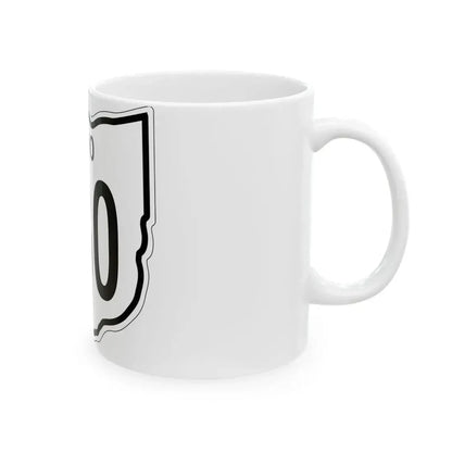 OH-230 1948 (Ohio) (Road Sign) White Coffee Mug - Go Mug Yourself