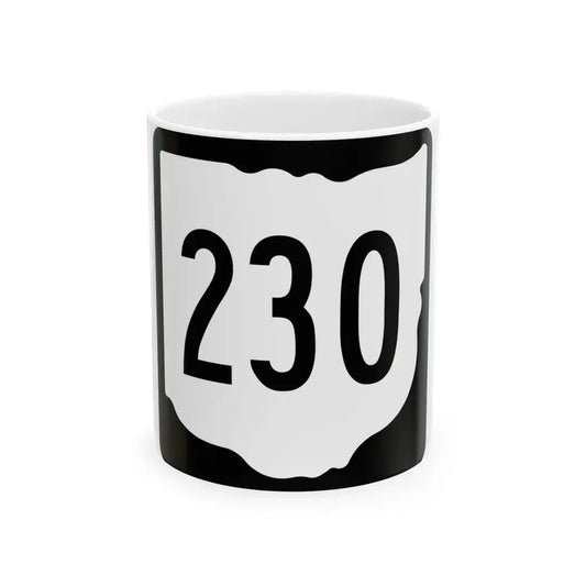 OH-230 1967 (Ohio) (Road Sign) White Coffee Mug 11oz - Go Mug Yourself