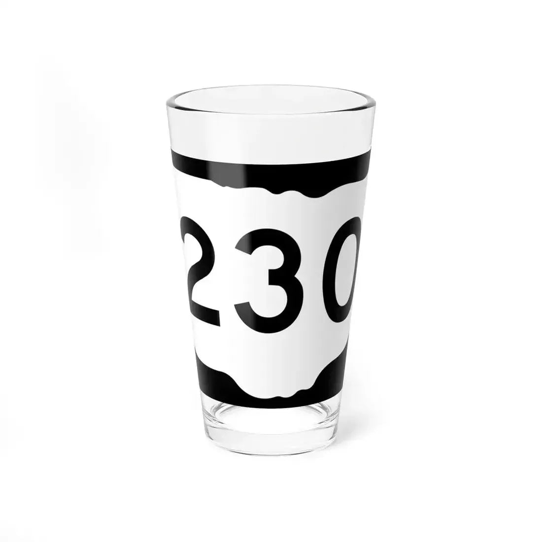 OH-230 (Ohio) (Road Sign) Pint Glass 16oz 16oz - Go Mug Yourself
