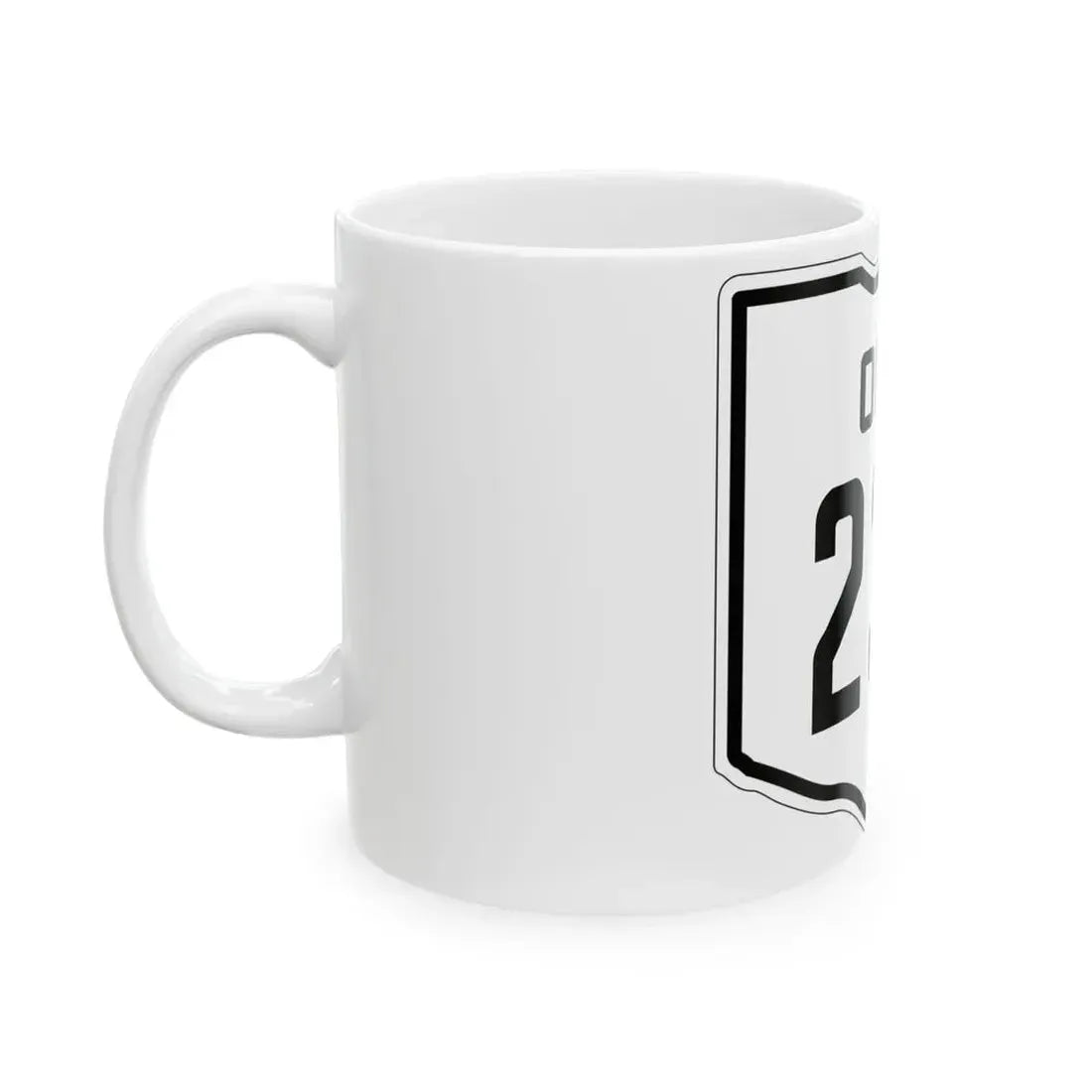 OH-232 1927 (Ohio) (Road Sign) White Coffee Mug - Go Mug Yourself