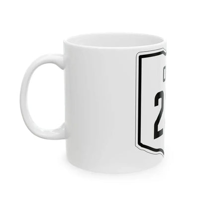 OH-232 1927 (Ohio) (Road Sign) White Coffee Mug - Go Mug Yourself