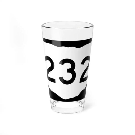 OH-232 (Ohio) (Road Sign) Pint Glass 16oz 16oz - Go Mug Yourself