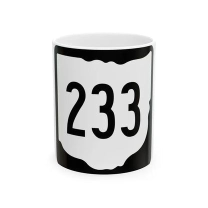 OH-233 1967 (Ohio) (Road Sign) White Coffee Mug 11oz - Go Mug Yourself