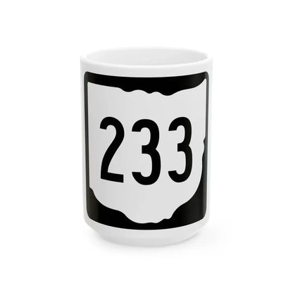 OH-233 1967 (Ohio) (Road Sign) White Coffee Mug 15oz - Go Mug Yourself