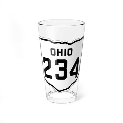 OH-234 1927 (Ohio) (Road Sign) Pint Glass 16oz 16oz - Go Mug Yourself