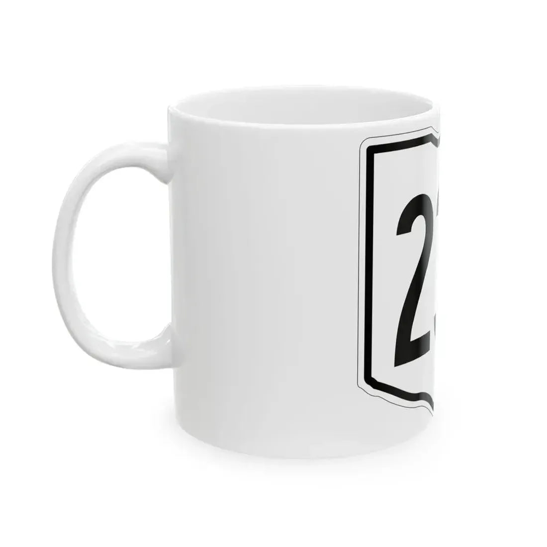 OH-235 1960 (Ohio) (Road Sign) White Coffee Mug - Go Mug Yourself