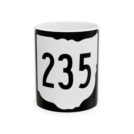 OH-235 1967 (Ohio) (Road Sign) White Coffee Mug 11oz - Go Mug Yourself