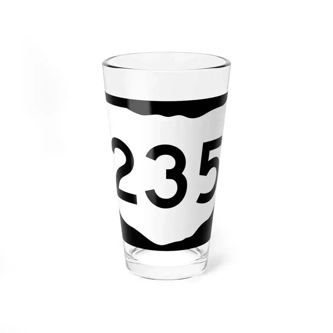OH-235 (Ohio) (Road Sign) Pint Glass 16oz 16oz - Go Mug Yourself