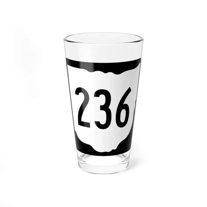 OH-236 1967 (Ohio) (Road Sign) Pint Glass 16oz 16oz - Go Mug Yourself