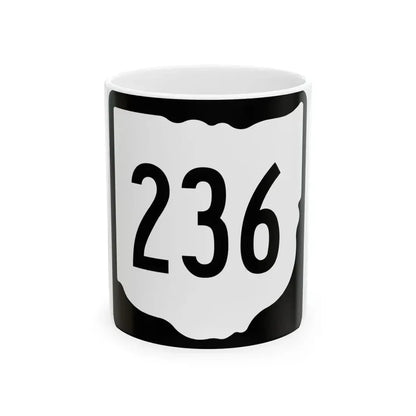 OH-236 1967 (Ohio) (Road Sign) White Coffee Mug 11oz - Go Mug Yourself