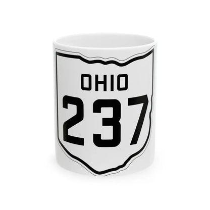 OH-237 1927 (Ohio) (Road Sign) White Coffee Mug 11oz - Go Mug Yourself