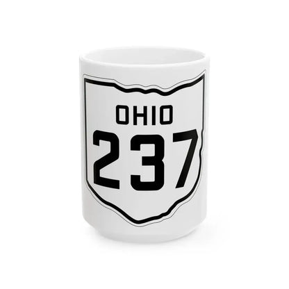 OH-237 1927 (Ohio) (Road Sign) White Coffee Mug 15oz - Go Mug Yourself