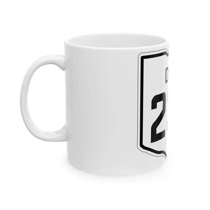 OH-237 1927 (Ohio) (Road Sign) White Coffee Mug - Go Mug Yourself
