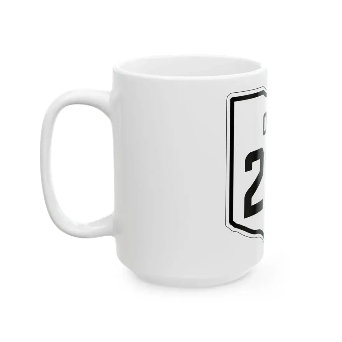 OH-237 1927 (Ohio) (Road Sign) White Coffee Mug - Go Mug Yourself