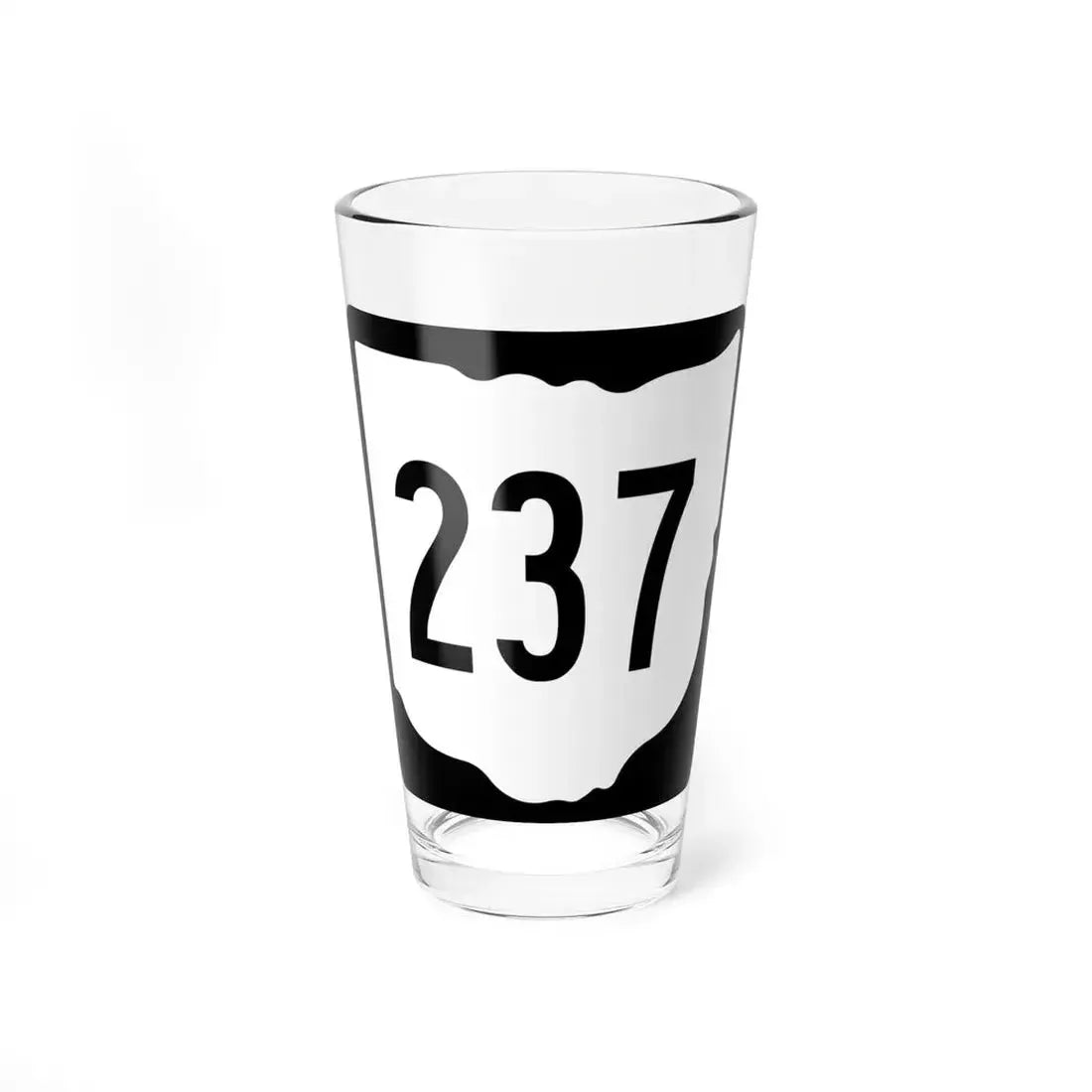 OH-237 1967 (Ohio) (Road Sign) Pint Glass 16oz 16oz - Go Mug Yourself
