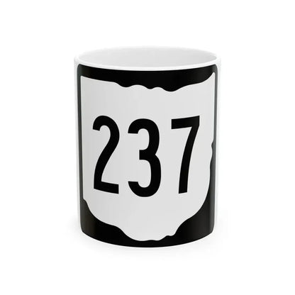 OH-237 1967 (Ohio) (Road Sign) White Coffee Mug 11oz - Go Mug Yourself