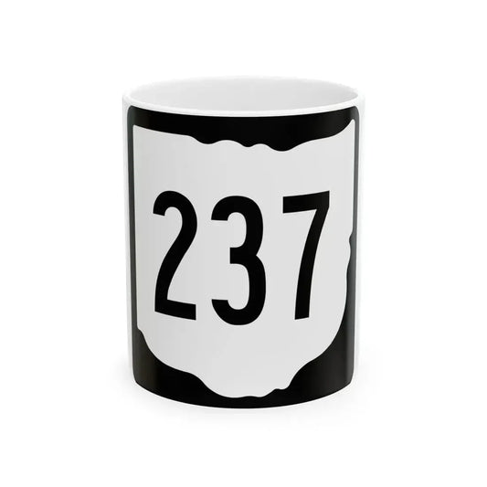 OH-237 1967 (Ohio) (Road Sign) White Coffee Mug 11oz - Go Mug Yourself