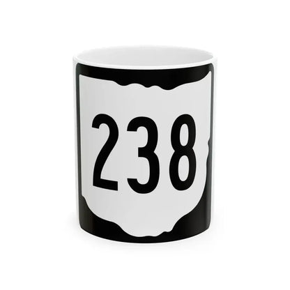 OH-238 1967 (Ohio) (Road Sign) White Coffee Mug 11oz - Go Mug Yourself