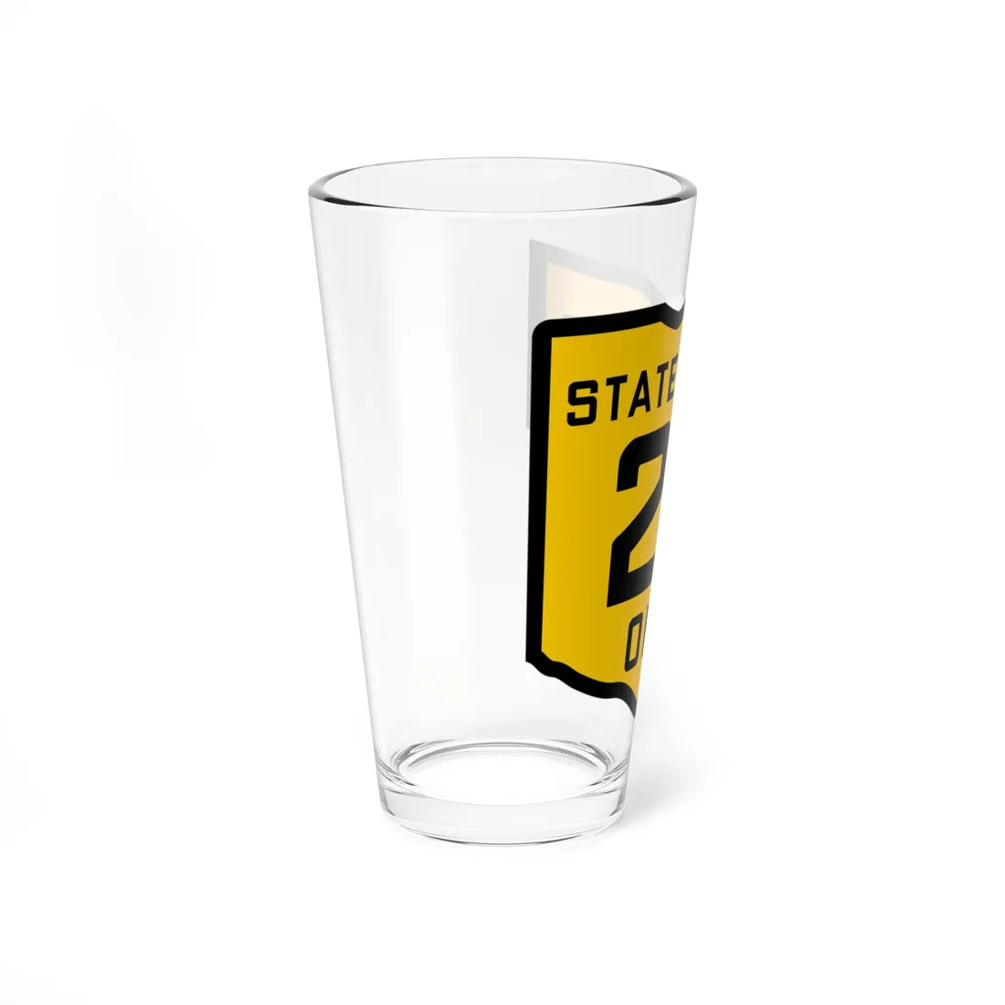 OH-24 1920 (Ohio) (Road Sign) Pint Glss 16oz - Go Mug Yourself