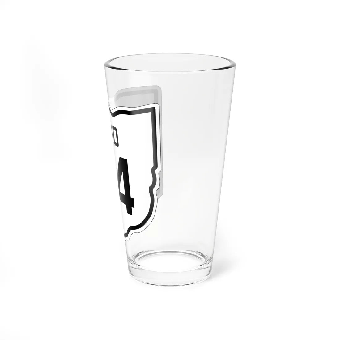 OH-24 1927 (Ohio) (Road Sign) Pint Glss 16oz - Go Mug Yourself