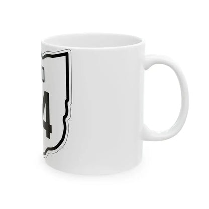 OH-24 1927 (Ohio) (Road Sign) White Coffee Mug - Go Mug Yourself